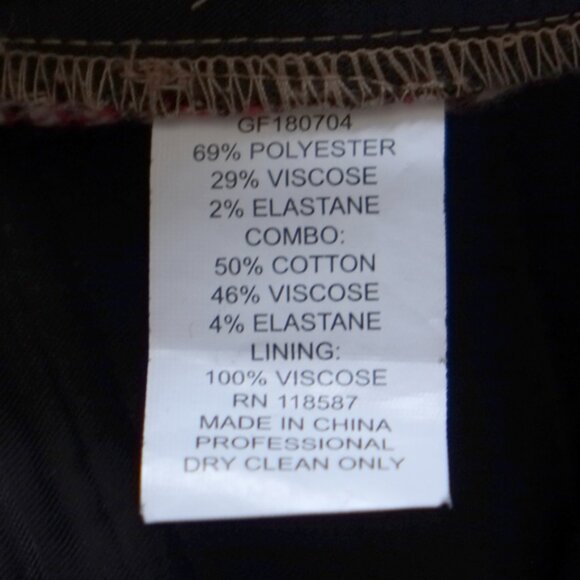 Grey Jason Wu red, black, grey houndstooth ankle grazer pants - Picture 9 of 9